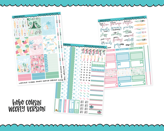 Hobonichi Cousin Weekly Ocean is Calling Themed Planner Sticker Kit for Hobo Cousin or Similar Planners