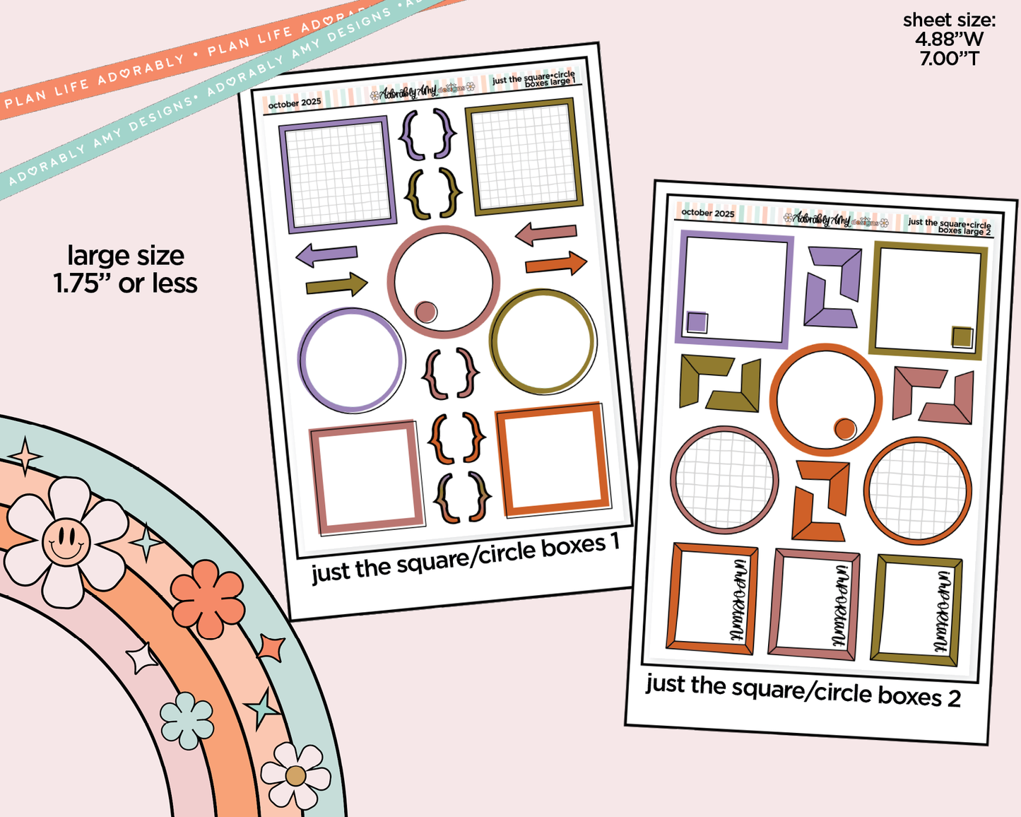October 2025 Mix & Match Functional Sheets Limited Edition (3 sizes)