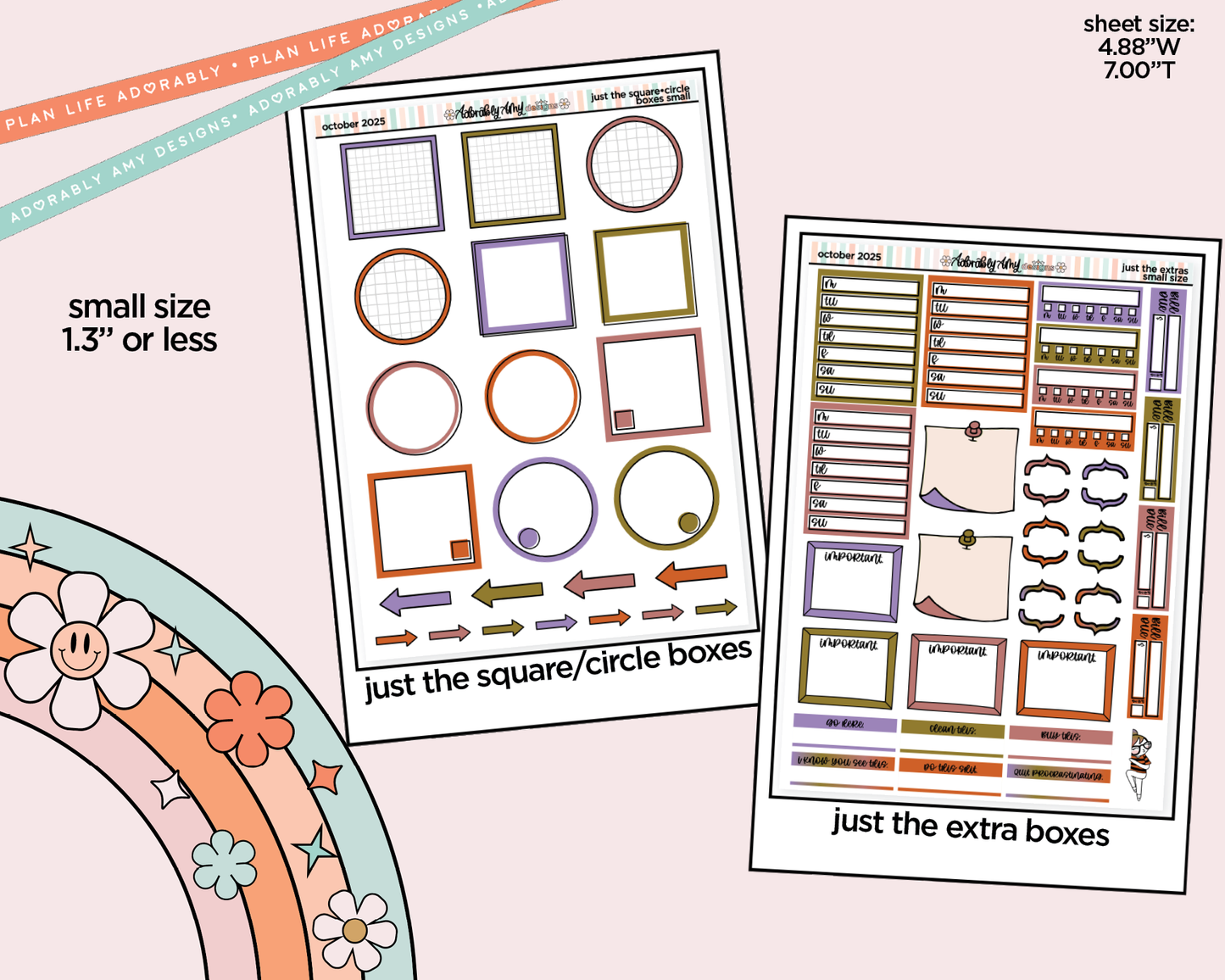 October 2025 Mix & Match Functional Sheets Limited Edition (3 sizes)