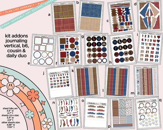 Best Friends are Ones with Paws Weekly Kit Addons - All Sizes - Strips, Smears and More!