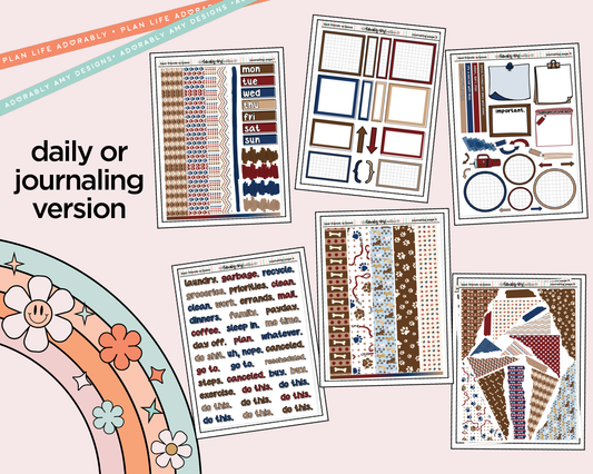 Journaling and Daily Planning Best Friends are Ones with Paws Planner Sticker Kit