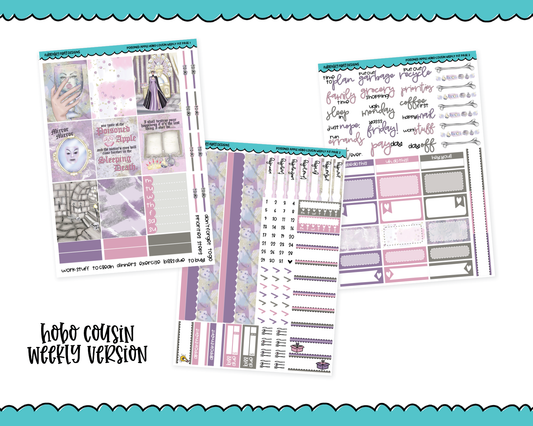 Hobonichi Cousin Weekly Poisoned Apple Evil Queen Themed Planner Sticker Kit for Hobo Cousin or Similar Planners