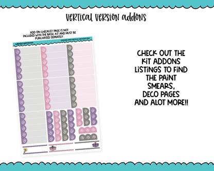Vertical Poisoned Apple Evil Queen Themed Planner Sticker Kit for Vertical Standard Size Planners or Inserts