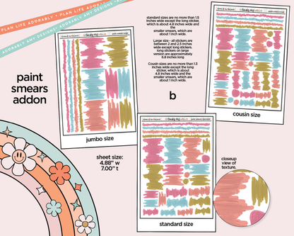 Come Sit by the Pool Weekly Kit Addons - All Sizes - Strips, Smears and More!