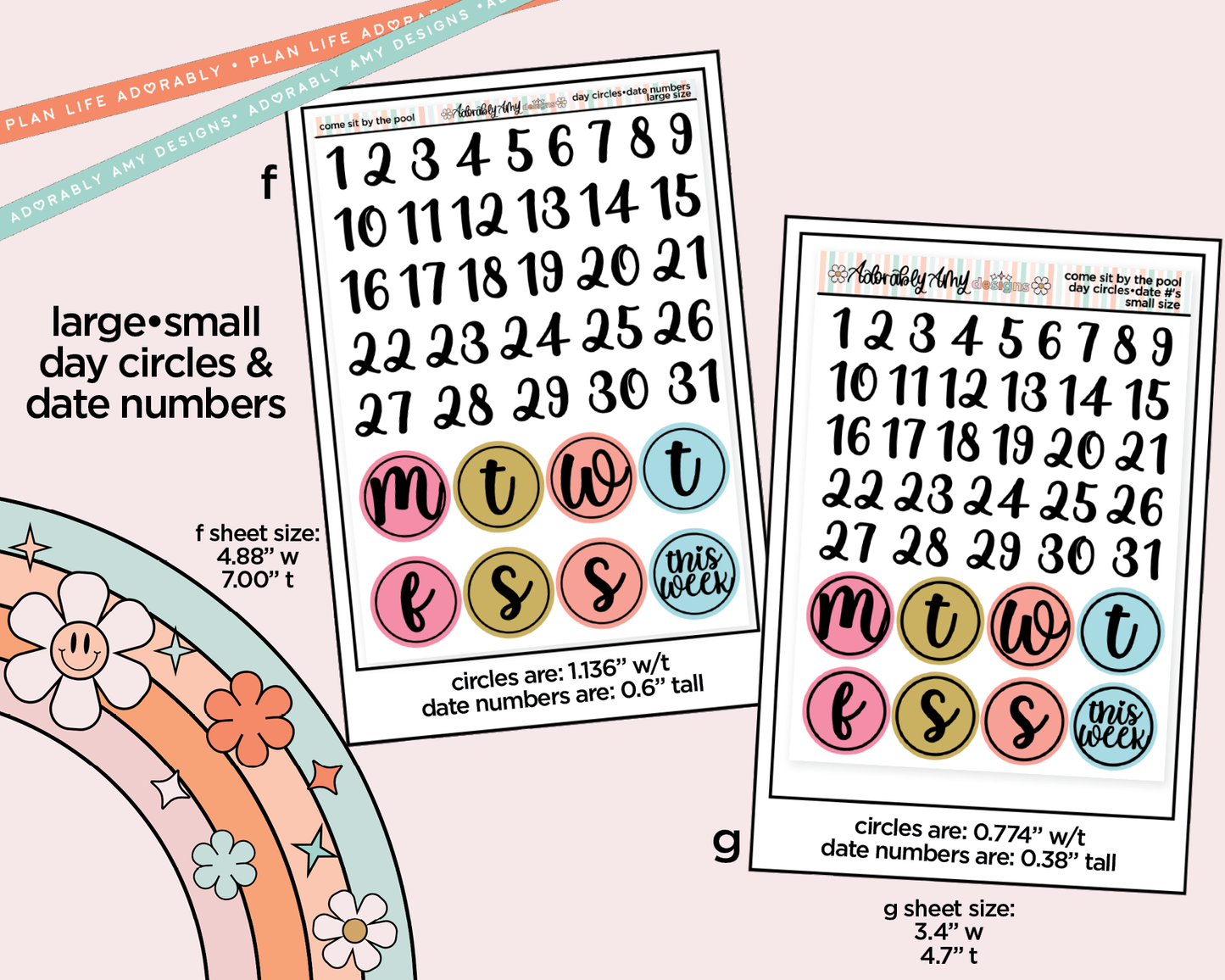 Come Sit by the Pool Weekly Kit Addons - All Sizes - Strips, Smears and More!