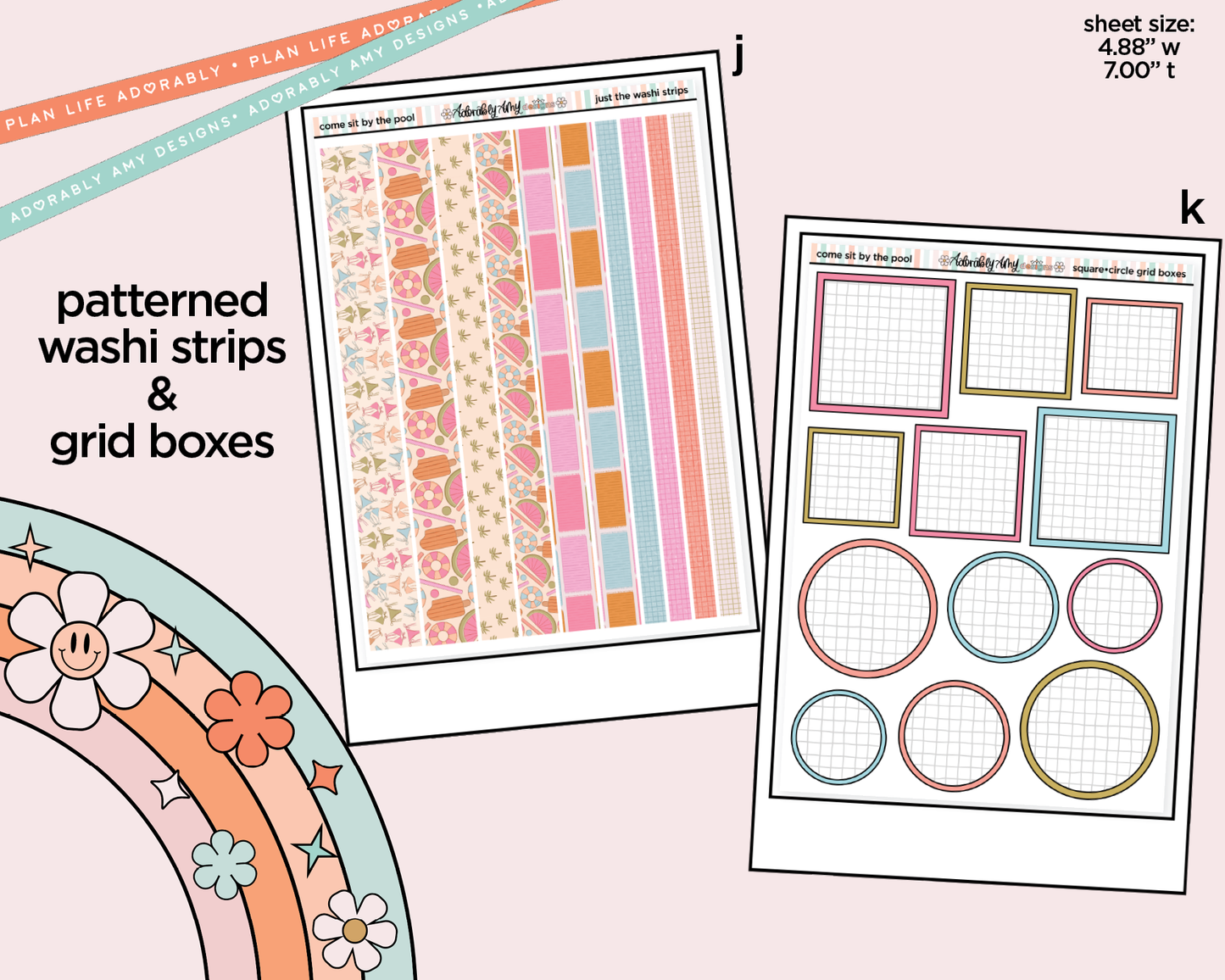 Come Sit by the Pool Weekly Kit Addons - All Sizes - Strips, Smears and More!