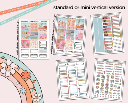 Vertical Come Sit by the Pool Kit for Vertical Standard Size Planners or Insert
