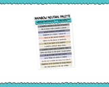 Rainbow, Black or White Quote Strips - Positive Talk V3