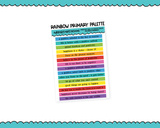 Rainbow, Black or White Quote Strips - Positive Talk V3