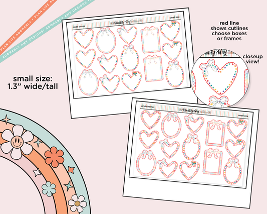 Pride Boxes - Frames Small Size Planner Stickers