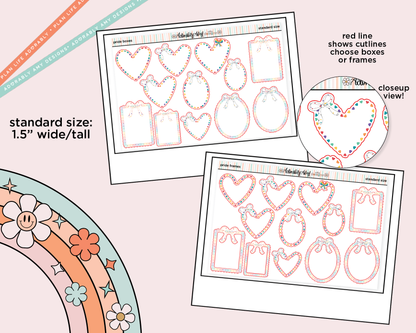 Pride Boxes - Frames Standard Size Planner Stickers
