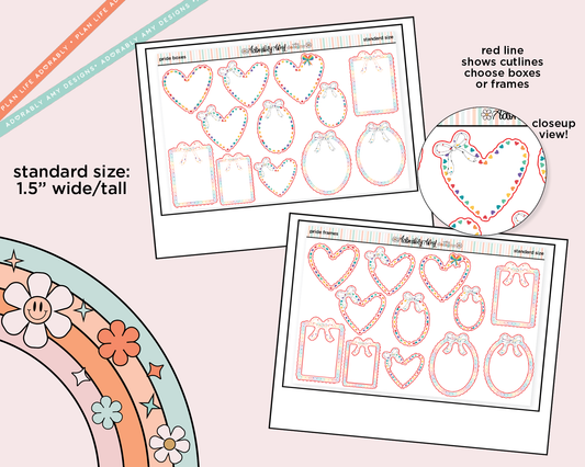 Pride Boxes - Frames Standard Size Planner Stickers