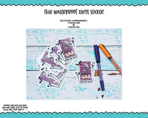 Waterproof Vinyl Large Diecut Stickers - Trick or Treat Halloween Pumpkin