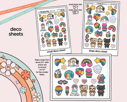 Look for Rainbows Weekly Kit Deco Pages - All Sizes - Adorably Amy Designs