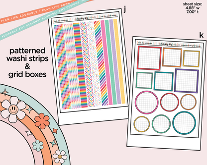 Look for Rainbows Weekly Kit Addons - All Sizes - Strips, Smears and More! - Adorably Amy Designs