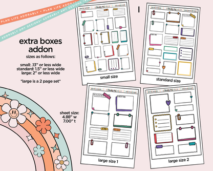 Look for Rainbows Weekly Kit Addons - All Sizes - Strips, Smears and More! - Adorably Amy Designs