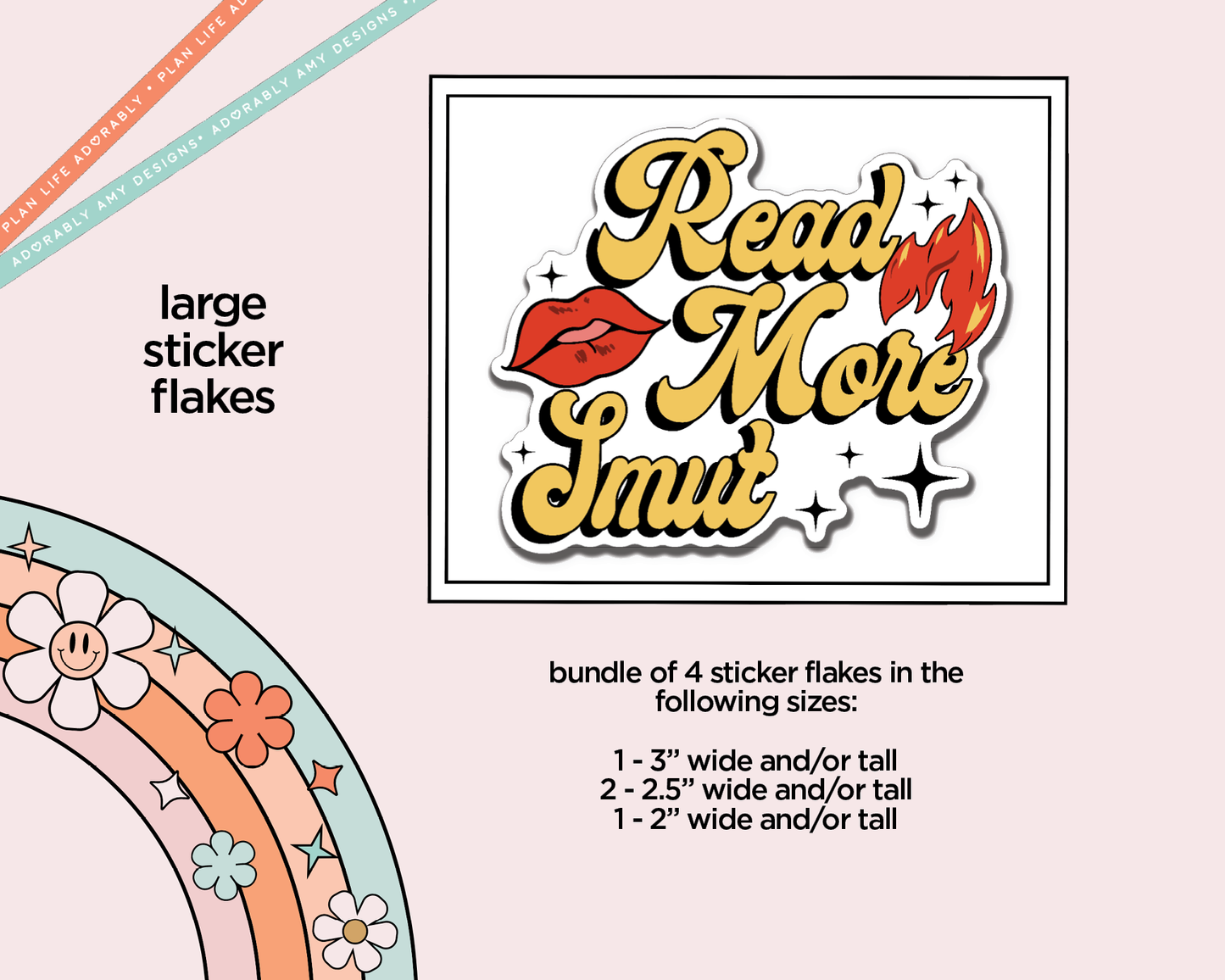 Read More Smut Sampler Planner Stickers for any Planner or Insert