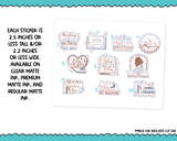 Large Diecut Sticker Flakes - Reading is Dreaming Books and Reading Quotes Planner Stickers for any Planner or Insert