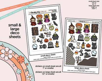 Sanderson Sisters Weekly Kit Deco Pages - All Sizes