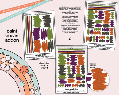 Sanderson Sisters Weekly Kit Addons - All Sizes - Strips, Smears and More!
