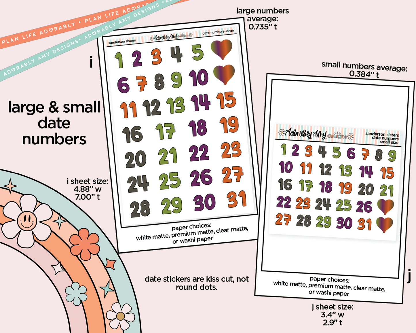 Sanderson Sisters Weekly Kit Addons - All Sizes - Strips, Smears and More!