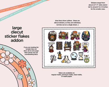 Journaling and Daily Planning Sanderson Sisters Planner Sticker Kit