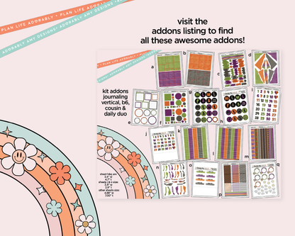 Journaling and Daily Planning Sanderson Sisters Planner Sticker Kit