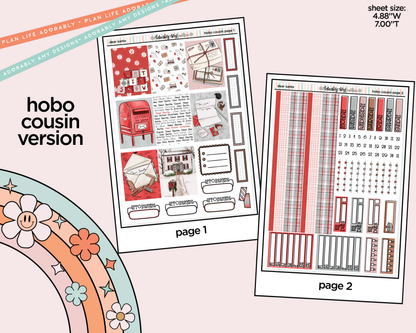 Hobonichi Cousin Weekly Dear Santa Planner Sticker Kit for Hobo Cousin or Similar Planners