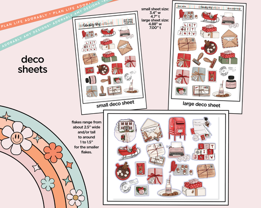 Dear Santa Weekly Kit Deco Pages - All Sizes - Adorably Amy Designs