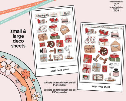 Dear Santa Weekly Kit Deco Pages - All Sizes