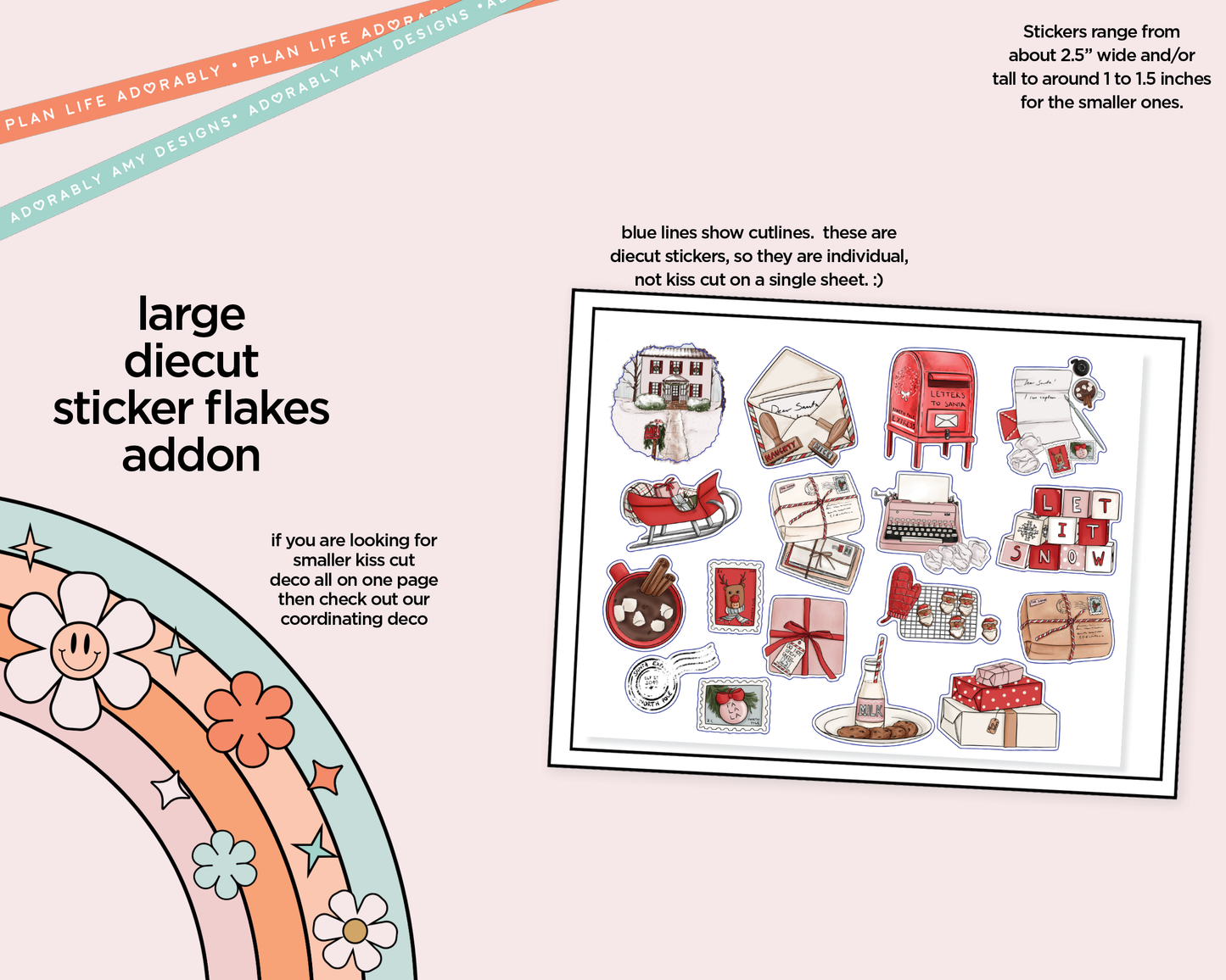 Dear Santa Weekly Kit Deco Pages - All Sizes