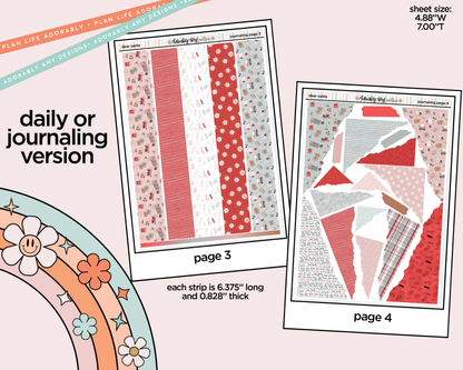 Journaling and Daily Planning Dear Santa Planner Sticker Kit