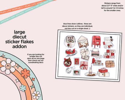 Journaling and Daily Planning Dear Santa Planner Sticker Kit