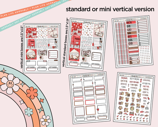 Vertical Dear Santa Kit for Vertical Standard Size Planners or Insert - Adorably Amy Designs