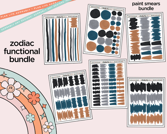 Zodiac Series - Scorpio Limited Edition Paint Smears Bundle