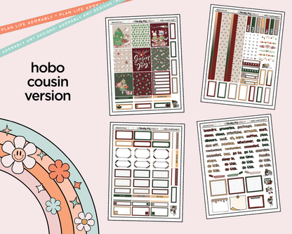 Hobonichi Cousin Weekly Season of Joy Planner Sticker Kit for Hobo Cousin or Similar Planners