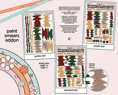 Season of Joy Weekly Kit Addons - All Sizes - Strips, Smears and More!