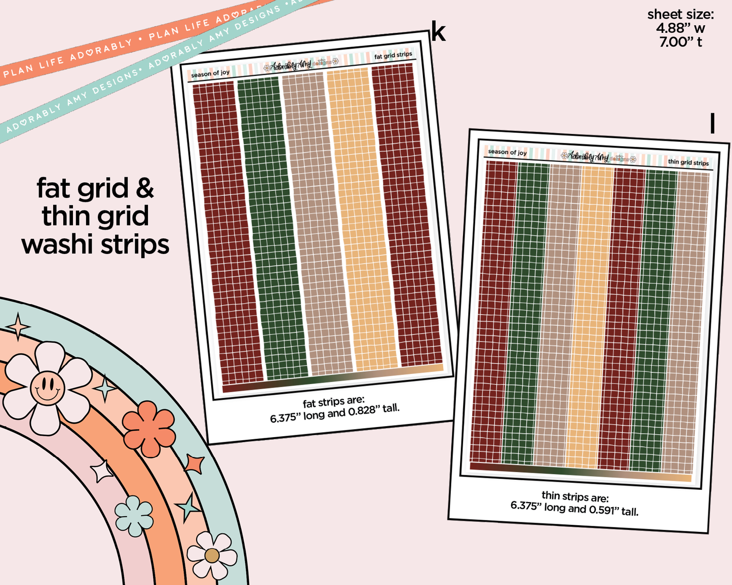 Season of Joy Weekly Kit Addons - All Sizes - Strips, Smears and More!