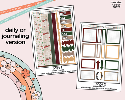 Journaling and Daily Planning Season of Joy Planner Sticker Kit