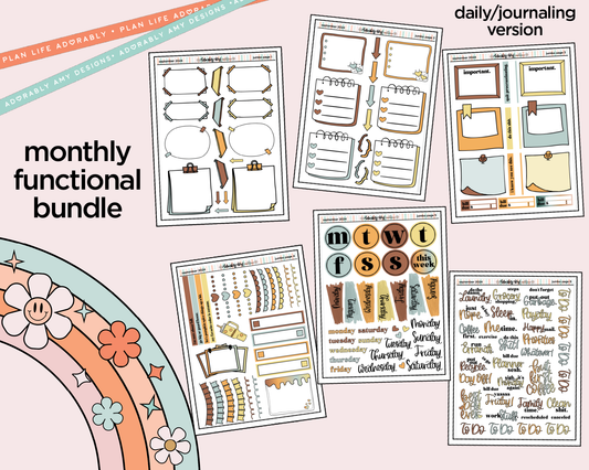 September 2024 Daily Planning Jumbo Size Limited Edition Bundle