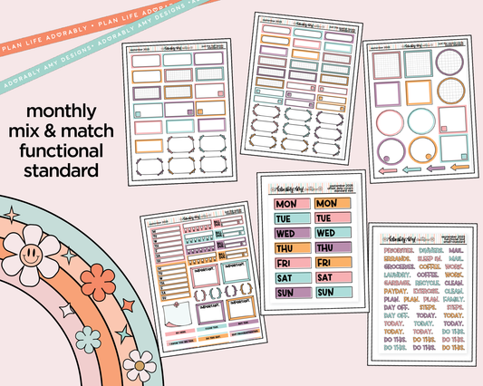September 2025 Mix & Match Functional Sheets Limited Edition (3 sizes)