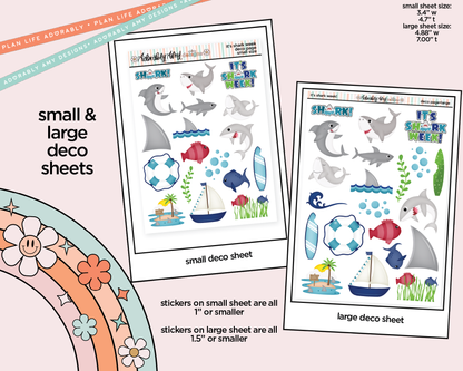 It's Shark Week! Weekly Kit Deco Pages - All Sizes