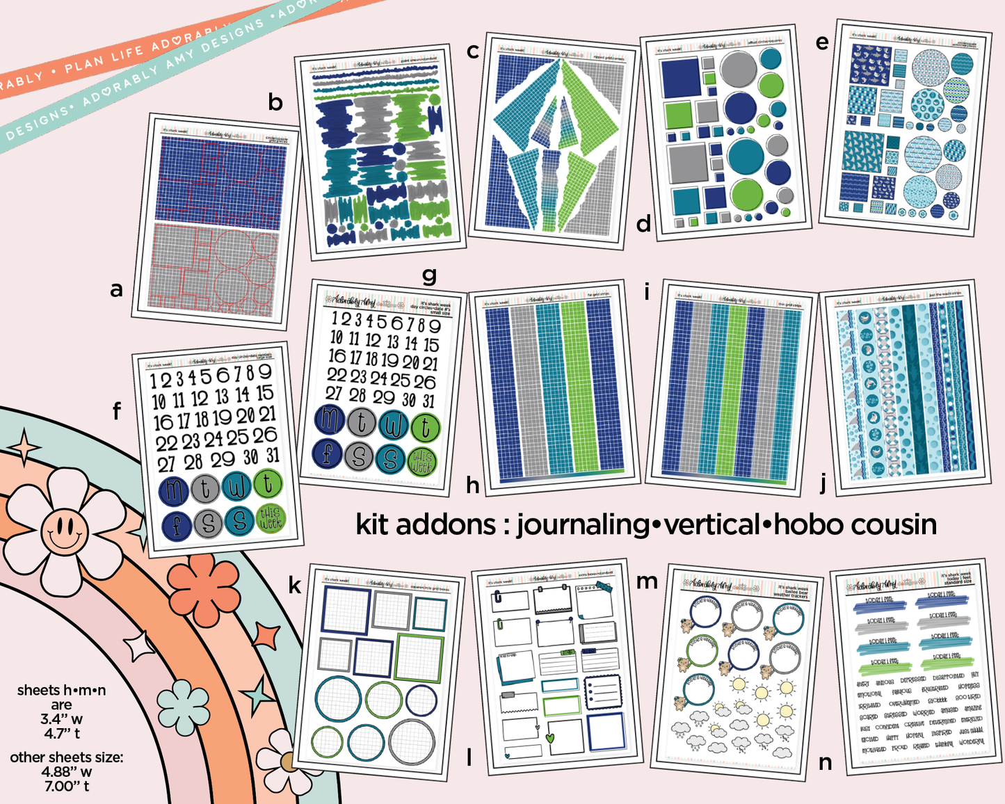 It's Shark Week! Weekly Kit Addons - All Sizes - Strips, Smears and More!