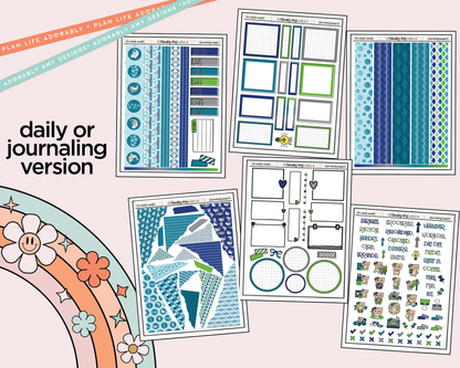 Journaling and Daily Planning It's Shark Week! Planner Sticker Kit