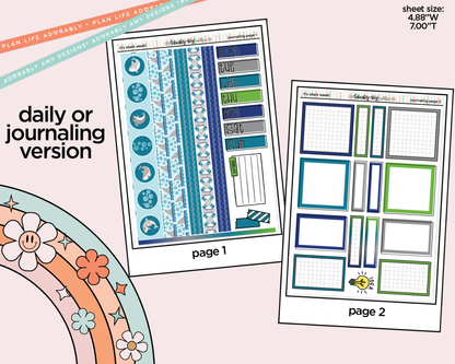 Journaling and Daily Planning It's Shark Week! Planner Sticker Kit
