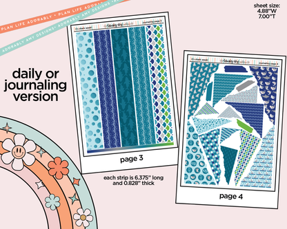 Journaling and Daily Planning It's Shark Week! Planner Sticker Kit