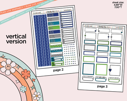 Vertical It's Shark Week! Kit for Vertical Standard Size Planners or Insert