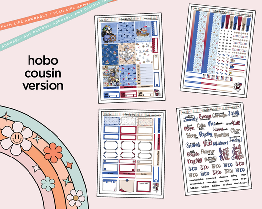 Hobonichi Cousin Weekly Ship Ahoy! Planner Sticker Kit for Hobo Cousin or Similar Planners