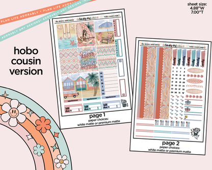 Hobonichi Cousin Weekly Sky Above Sand Below Planner Sticker Kit for Hobo Cousin or Similar Planners