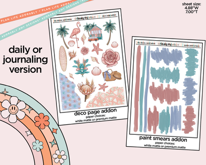 Journaling and Daily Planning Sky Above Sand Below Planner Sticker Kit